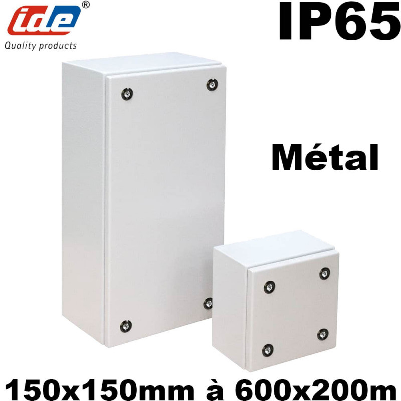 Boitier métallique étanche IP 65 - boite de jonction à 25€