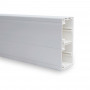 Goulotte électrique PVC blanche 130x54mm - 2 compartiments ENSTO