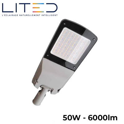 Luminaire LED STACK sur mât 50 à 150W 6000 à 18 000lm 3000K étanche IP66 avec driver LITED