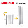 Goulotte GTL pliante 13 modules MICHAUD MICHAUD