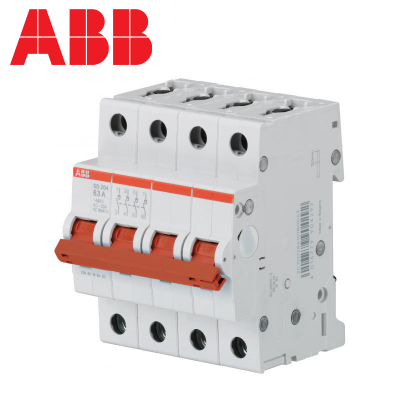 Interrupteur sectionneur tétrapolaire 63A 4NO 415V ABB