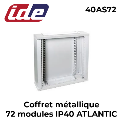 Coffret métallique 72-96 modules IP40 ATLANTIC IDE