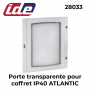 Porte transparente 3 rangées pour coffret IP40 ATLANTIC IDE