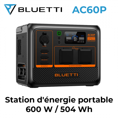 AC60P Station d'énergie portable 600 W / 504 Wh BLUETTI