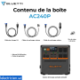 AC240P Station d'énergie portable 2400 W / 1843 Wh Bluetti