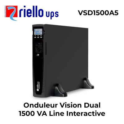 Onduleur Vision Dual 1500 VA Line Interactive RIELLO UPS