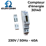 Compteur d'énergie monophasé - 230V - 40A EUR'OHM