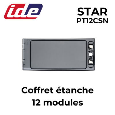 Porte de remplacement coffret IDE STAR 12 modules IDE