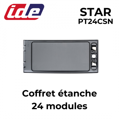 Porte de remplacement coffret IDE STAR 12/24 modules IDE