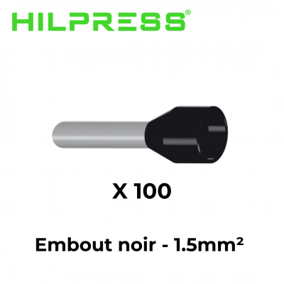 Embout de câblage pour fil souple de 0,5 à 50mm² HILPRESS