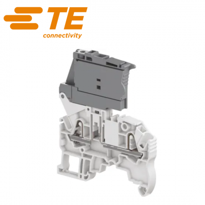 Bloc de jonction rail DIN pour fusible 5x20mm TE CONNECTIVITY