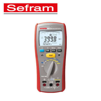 Mesureur d'isolement 50V-1000V 20Go SEFRAM