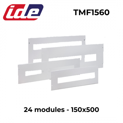 Plastron modulaire fixe + rail DIN pour armoire Argenta plus IDE