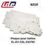 Plaque de montage polyester pour boîtier plastique industriel LIGHT IDE IDE