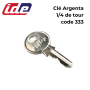 Clé supplémentaire code 333 pour coffret Argenta IDE