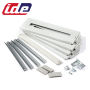 Kit plastron + rail DIN plastique pour coffret Atlantic IDE