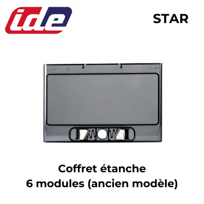 Porte de remplacement coffret IDE STAR 6 modules (ancien modèle) IDE