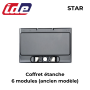 Porte de remplacement coffret IDE STAR 6 modules (ancien modèle) IDE