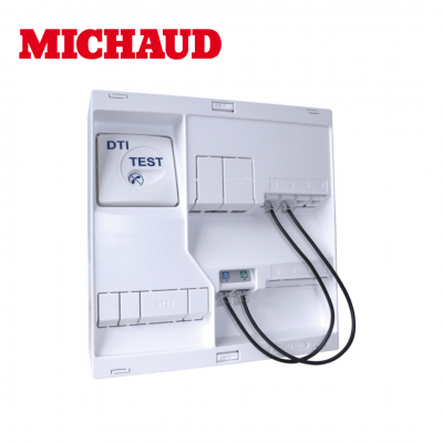 Tableau de communication NEO Grade 1 4RJ45 DTI+filtre TV2S MICHAUD