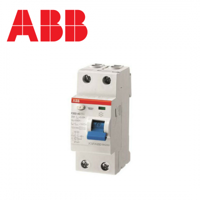 Interrupteur différentiel bipolaire - 100mA - Type AC - 25A à 100A ABB