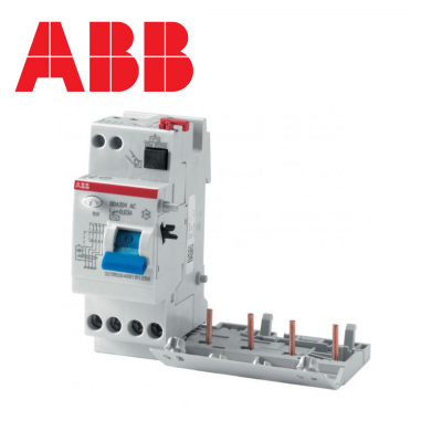 Bloc différentiel tétrapolaire - 300mA - Type AC - 2/4 modules - 40/60A ABB