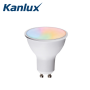 Ampoule LED GU10 connectée 4,7W 325lm RGB et programmable via application mobile KANLUX