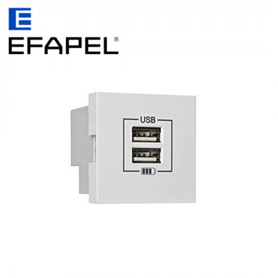 Double chargeur USB type A EFAPEL