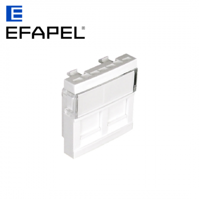 Module double pour connecteurs RJ45 EFAPEL