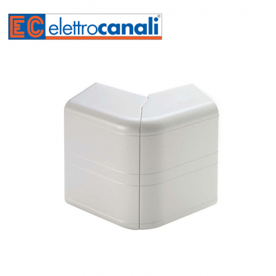 Angle externe pour moulure PVC blanche 90x55mm ELETTROCANALI