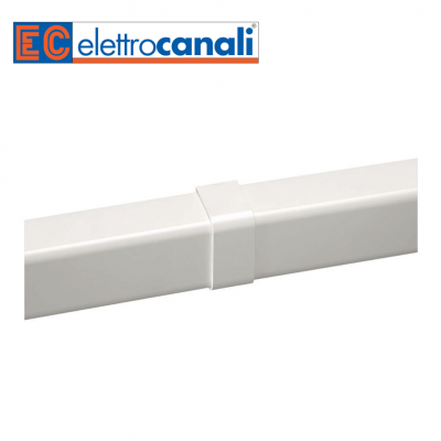 Jonction linéaire pour moulure PVC blanche 100x60mm ELETTROCANALI