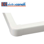 Angle externe pour moulure PVC blanche 100x60mm ELETTROCANALI