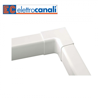 Angle interne pour moulure PVC blanche 100x60mm ELETTROCANALI