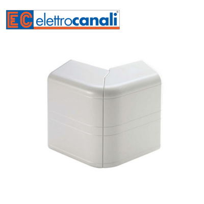 Angle externe pour moulure PVC blanche 135x55mm ELETTROCANALI