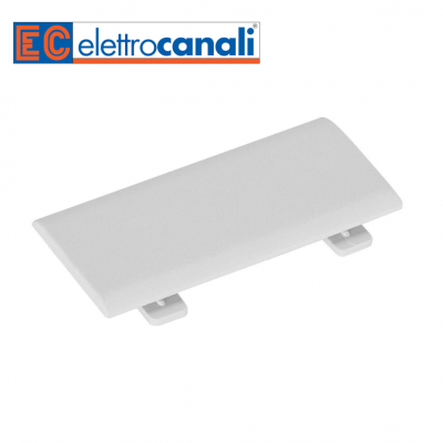 Jonction couvercle 45mm pour moulure PVC blanche ELETTROCANALI