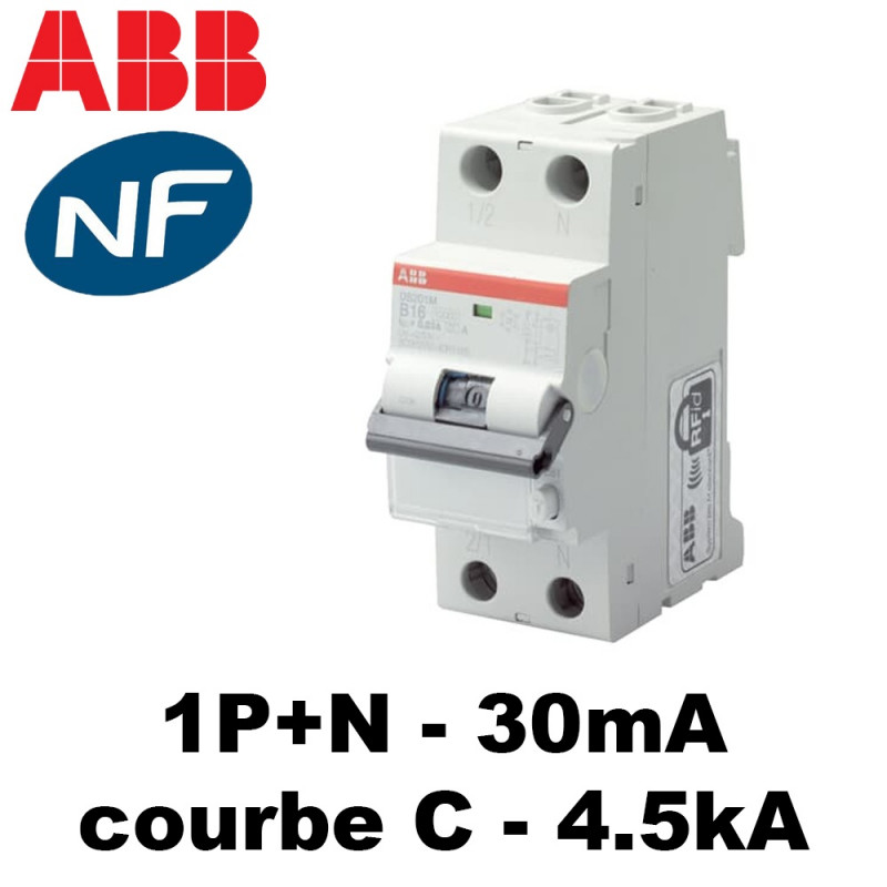 Interrupteur différentiel 3P+N 6kA 63A type AC