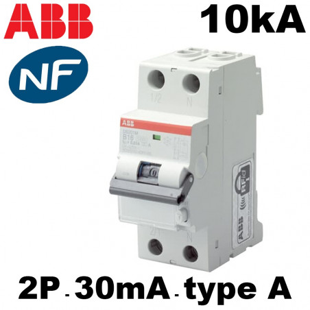 Disjoncteur type C ABB 20A 1+N raccordement à vis, Protection électrique