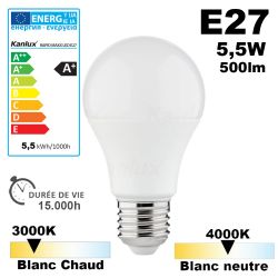 Ampoule d'éclairage LED de 6W (E27) (4000K) - Achète online