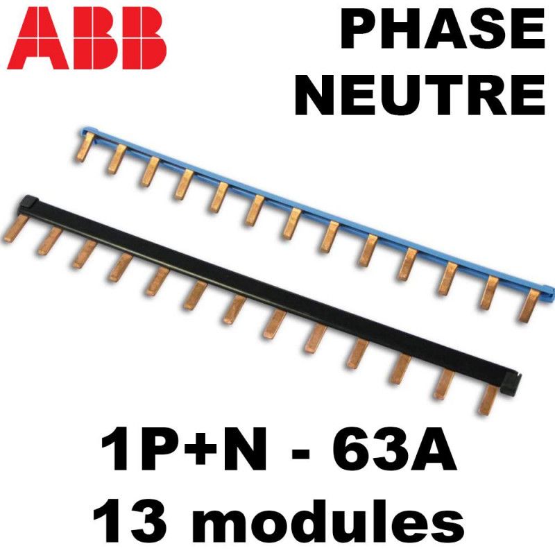 Disjoncteur 20a phase + neutre - ABB