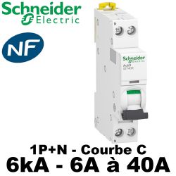 Disjoncteur courbe C certifié NF à 4,25€