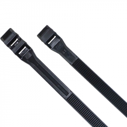 Collier pour passage de câbles électriques en nylon - couleur noir - lot de  10 pièces