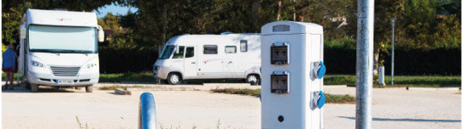 Prise extérieure CEE IP44 pour caravane, camping-car, caravane, 220 V - 250  V